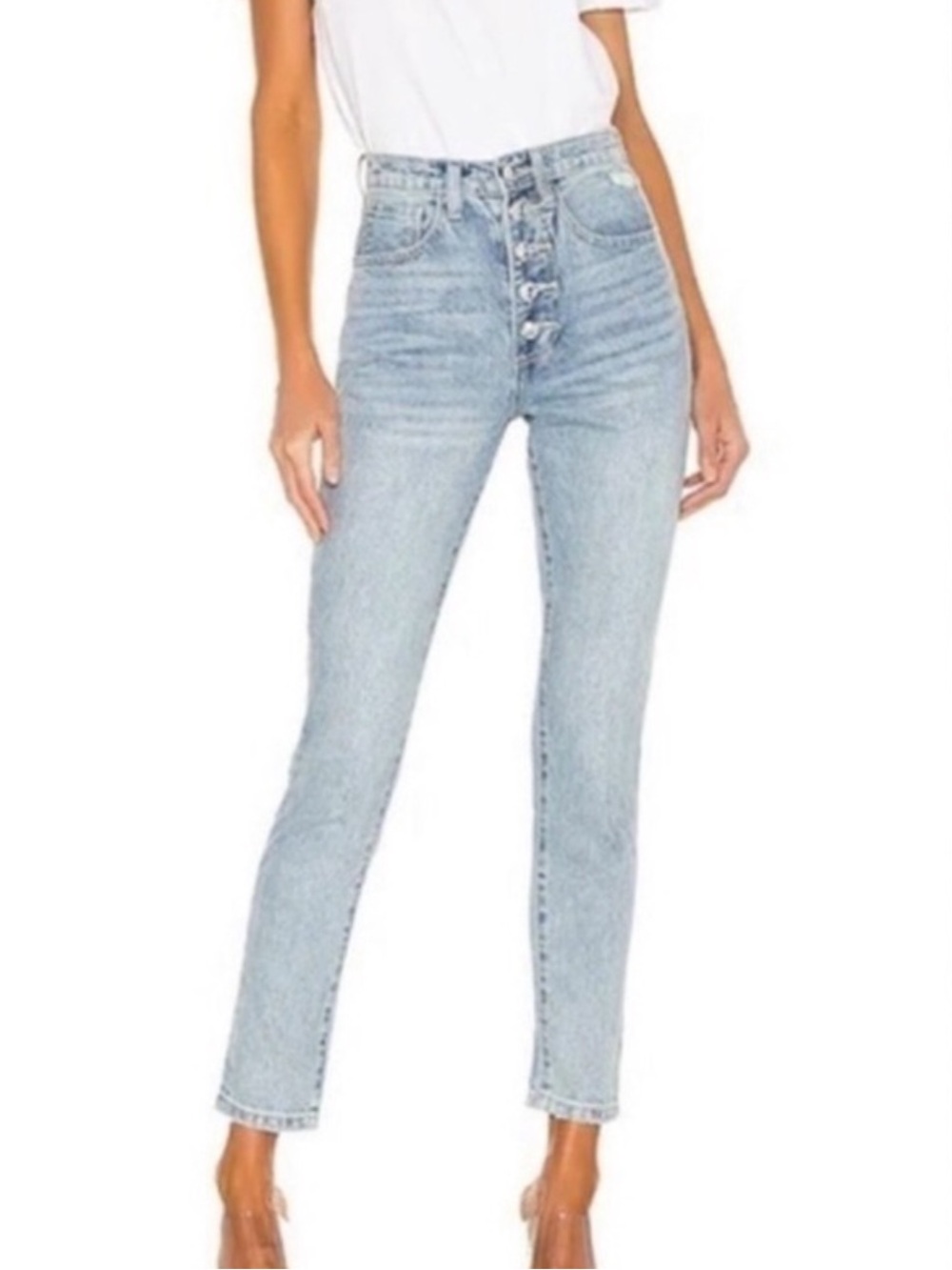 We Wore What the Danielle crystal straight jeans